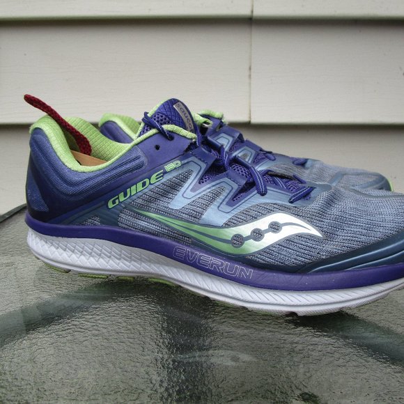 Saucony Guide ISO Everun Running Shoes S10415-1 Gray Purple Yellow Women's Size - Picture 3 of 10